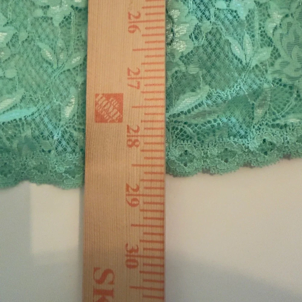 Cosabella Curvy M NSN Foxie Chemise Ghana‎ Green Floral Lace NEVER2703 MSRP $150
